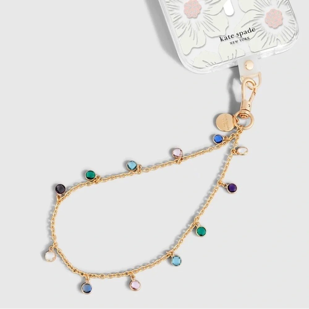 kate spade Phone Charm Bracelet in High Shine. Fits All Phones. - Picture 1 of 10